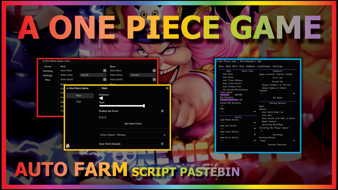 A 0ne Piece Game  Insane GUI - Auto farm, auto quests & MORE!