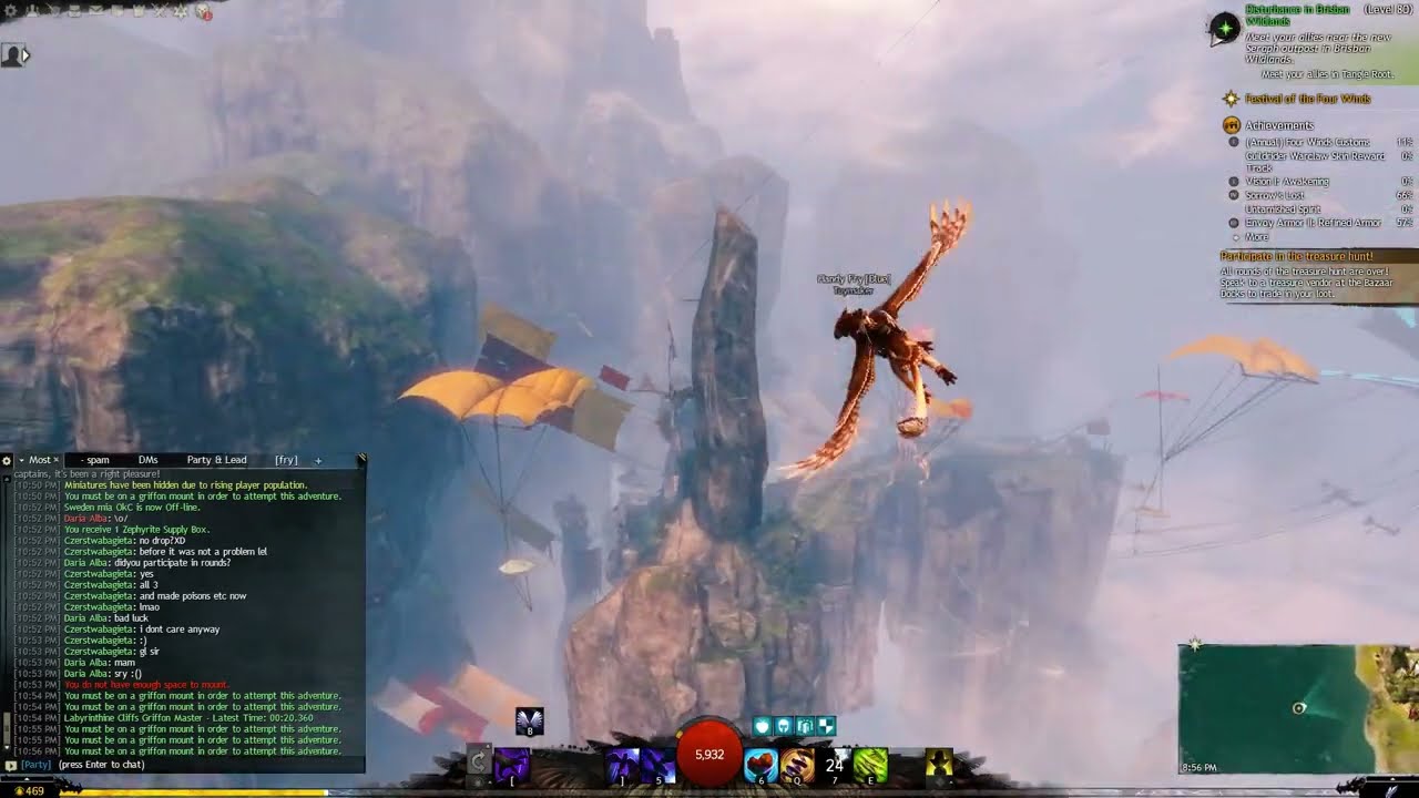 19 seconds Labyrinthine Cliffs Griffon Master (2024 August 7th)