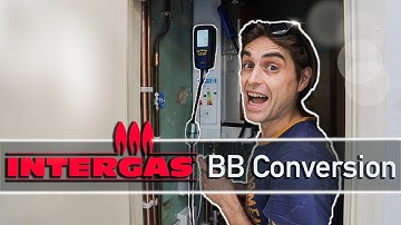 Back boiler to combi conversion with Intergas Exclusive 24 gas boiler