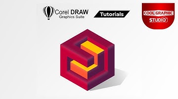 3D Cube from Hexagon | Full tutorial in 5 min | Logo Designing #coolgraphicstudio