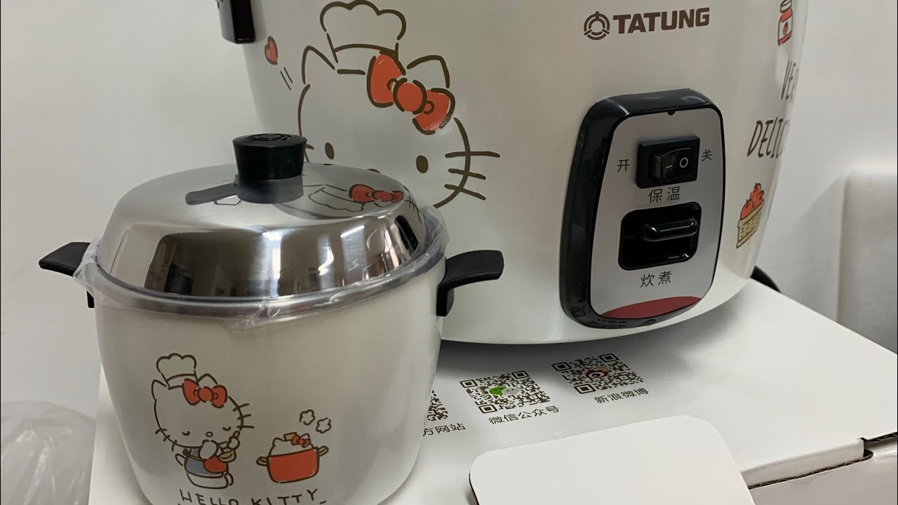 Unboxing Cute Hello Kitty Rice Cooker + How To Cook The PERFECT Rice l  Unboxing Review 