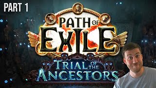 New POE League Trial of the Ancestors!! SSF Path of Exile - Day 1