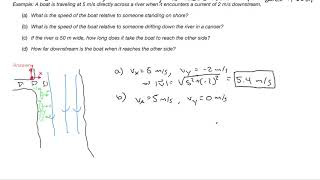 Ch. 4 pt. 4: Relative Velocity from Mastering AP® Physics C: Mechanics (2020-2021)