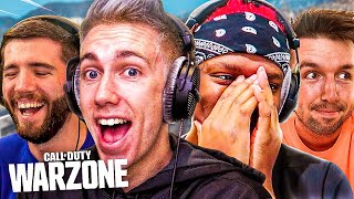 FIRST TIME PLAYING QUADS With JJ, Callux and Josh (Call of Duty: Modern Warfare Warzone)