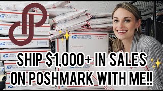 Ship $1,000+ in Sales on Poshmark With Me!! See What Sold FAST & For a GREAT Profit!