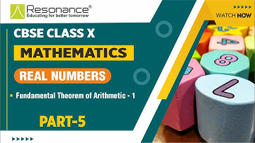 Fundamental theorem of arithmetic-1 | Part 5 | Real Number | CBSE Class 10 | maths | by Reso expert