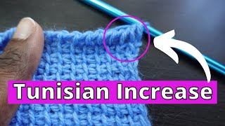 Tunisian Crochet Tutorial for Beginners -- How to INCREASE crochet stitches (by Atreyu Crochet)
