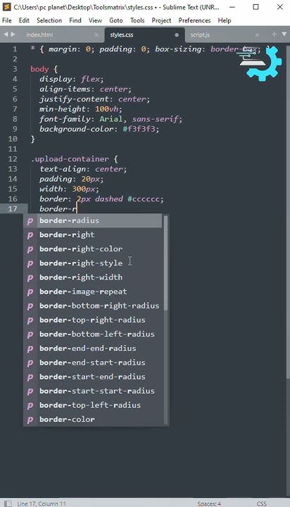 File Upload Animation By HTML CSS and JavaScript - YouTube