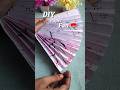 How To Make Handfan With Paper Se Fan kese Bnae! #diy #craft #viral #art #handmade #relatable #easy