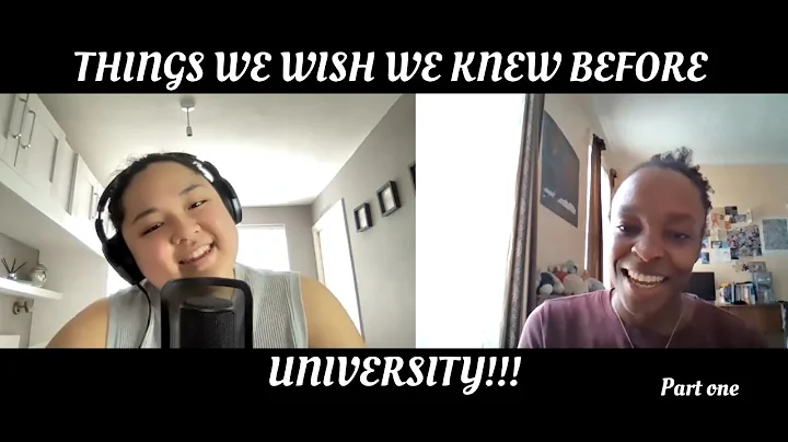 Things we wish we knew before UNIVERSITY | UNDERGRADUATE EDITION  Part 1