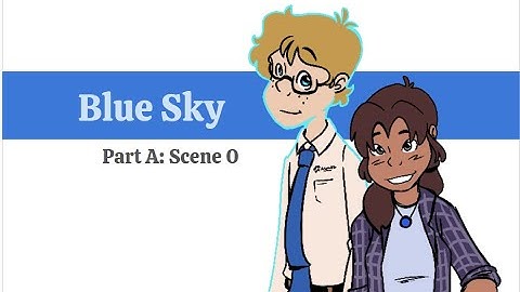 Blue Sky Scene 0: Opening Credits Storyboard