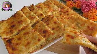 Better than pizza. 😎 Just grate 3 potatoes. EASY, CHEAP and DELICIOUS with ingredients at home👌.