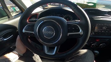 How to Enter and Manage Digital Speedometer in Jeep Renegade ( 2014 - now )