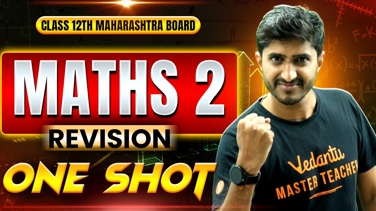 Maths 2 Full Syllabus Revision! 📐 by Govind Sir | HSC Boards 2026 🔥