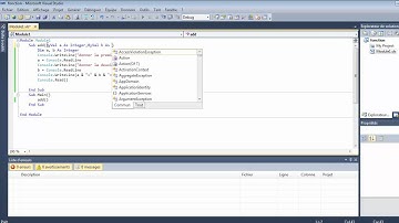 دورة تعليم البرمجة باستخدام VB.net -- الدرس الرابع --