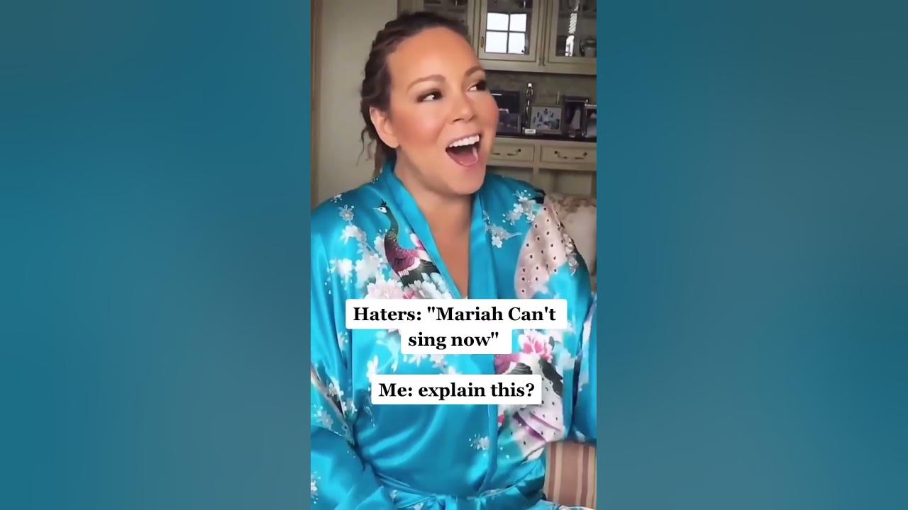 Mariah Carey can't sing now ? Explain this. #MariahCarey cr:mariahfreakingcarey