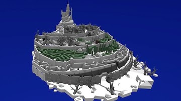 Walkabout Labyrinth Rough Model in Gravity Sketch