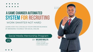 A PERFECT RECRUITING SYSTEM FOR YOUR NETWORK MARKETING BUSINESS.