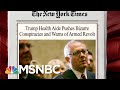 Trump Health Aide Pushes Conspiracy Theories | Morning Joe | MSNBC