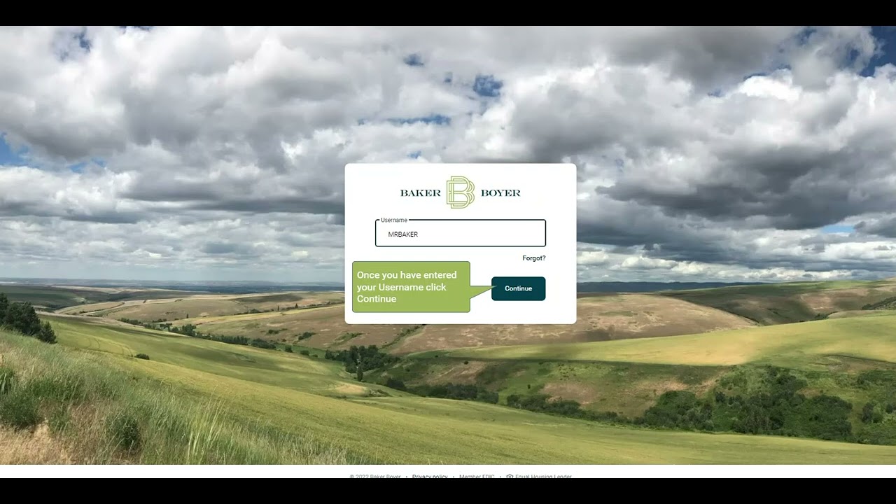 Baker Boyer's Online Banking Video Tutorial