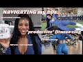 Productive fitness vlog  grwm preworkout routine cardio chat full upper body  core workout