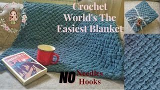 Crochet World's The Easiest Blanket / Alize Puffy Blanket