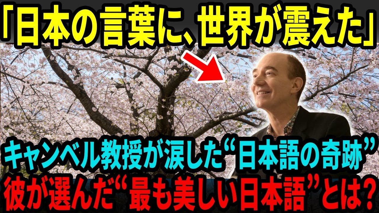 【海外の反応】「世界一美しい言語は日本語だった…」アメリカ人文学者ロバート・キャンベルが涙した“たった一言”とは？