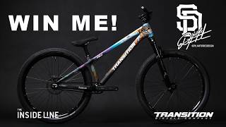 WIN THIS BIKE! Custom painted Transition PBJ by Dylan Forbes.