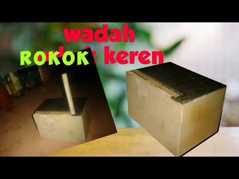  cara  membuat  wadah rokok  unik  dispenser cigarette YouTube