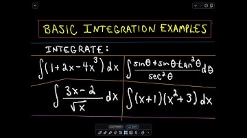 ❖ Basic Integration Problems ❖