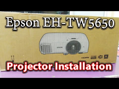 Epson EH-TW5650 Full HD Home Cinema Projector & projector installation