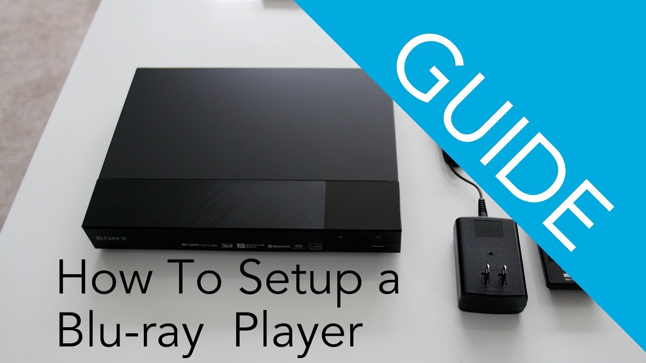 How to Setup a Sony Blue-Ray Disc/DVD Player 