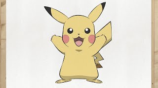 How To Draw Pikachu Step By Step Easy Pokemon Drawing Tutorial