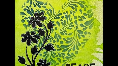 "Double Stencil Technique" Video Tutorial