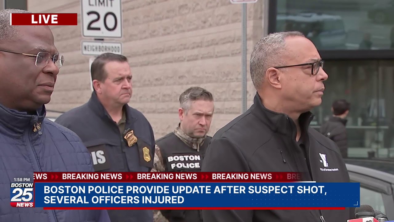 WATCH LIVE: Boston police provide update after suspect shot, several ...