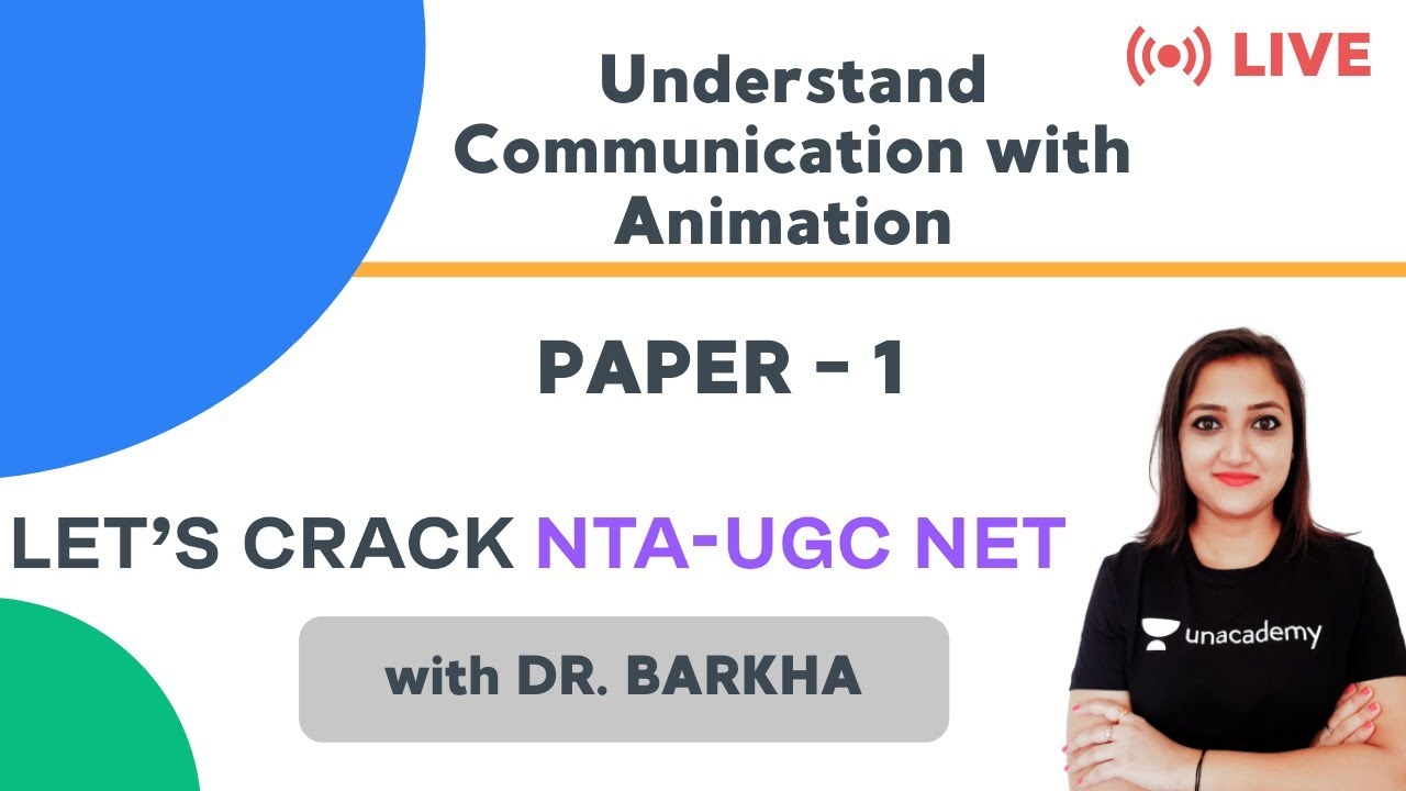 Understand Communication with Animation | Political Science Paper 2 |  NTA-UGC NET |  Dr. Barkha