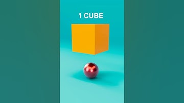 Watch 8000 Cubes Explode on a Ball🏀 Satisfying Slow Motion #shorts #satisfying