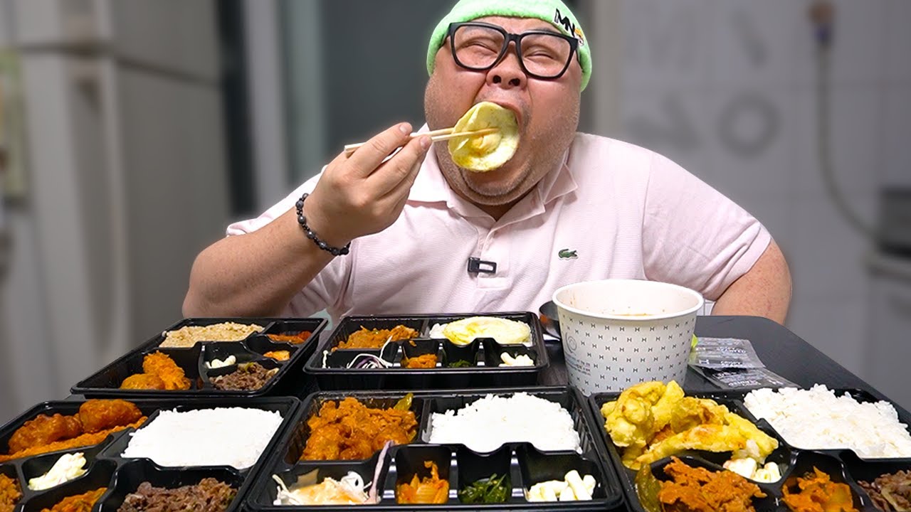 한솥도시락 신메뉴~차도남(차가운 도시락 먹는 남자)어때요?│Korean Lunch Box Mukbang Eatingshow