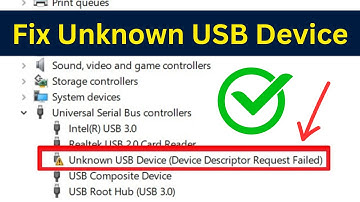 How To Fix Unknown USB Device (Device Descriptor Request Failed) Error In Windows 10/8/7 | Easy Way