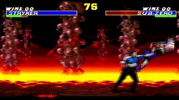 Ultimate Mortal Kombat 3 - Genesis - Combo Kurtis Stryker 100%