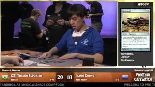 Pro Tour Oath of the Gatewatch Round 6 (Modern): Thiago Saporito vs. Jason Chung