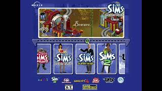 The Sims 2 flash website in 2004