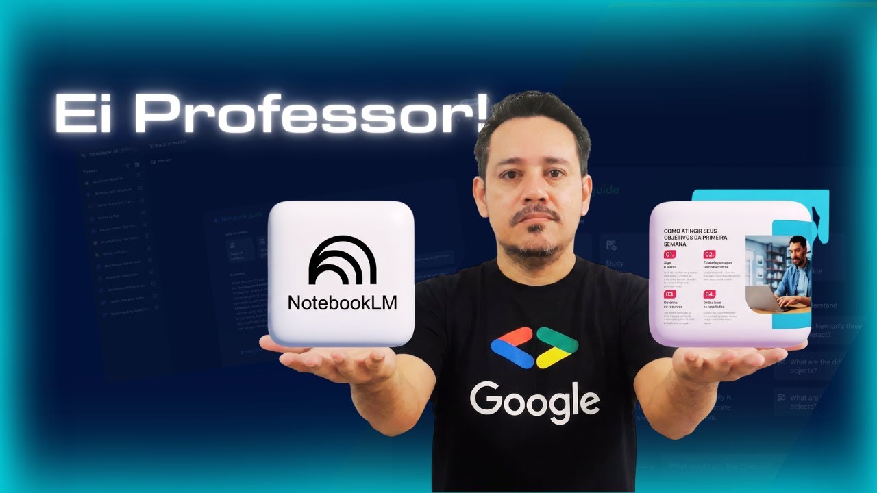 NotebookLM na Prática: Crie Apresentações com IA Usando PDF, Site e YouTube (Passo a Passo)