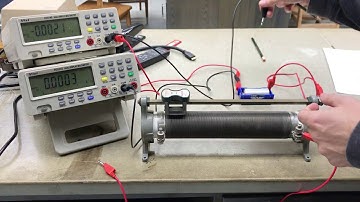 Measuring the internal resistance of a battery