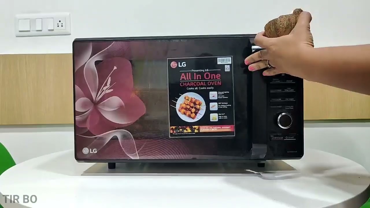 How to take out coconut from coconut shell easily using LG Microwave oven