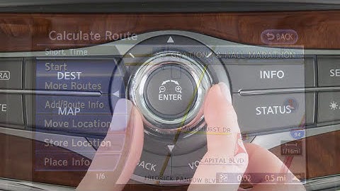 2017 INFINITI QX80 - Navigation System Overview