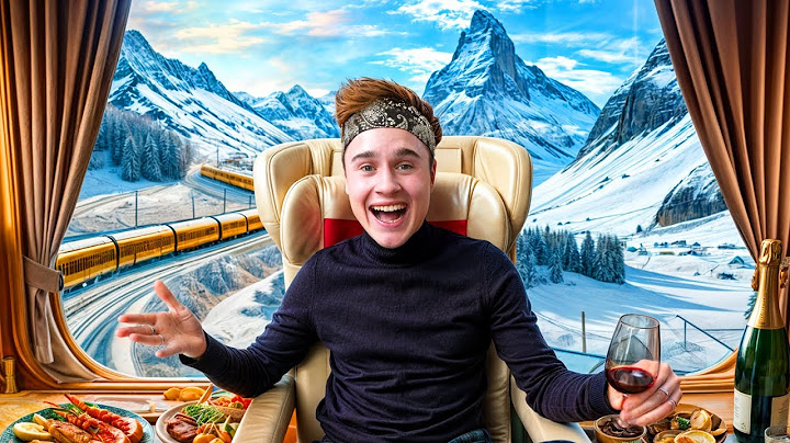 Ich Teste einen 7 Sterne Luxus Zug! (FIRST CLASS)