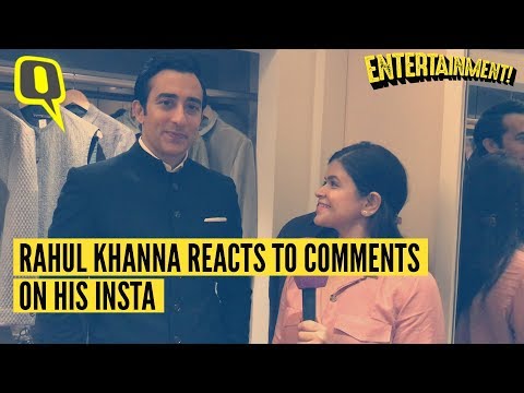 Rahul Khanna Reacts to Insta Comments | The Quint