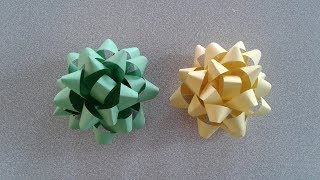 Kağıttan Hediye Paketi Süsü Yapımı Diy Paper Gift Wrap Ornament