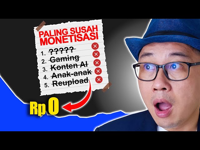 😯 5 konten youtube paling susah monetisasi bagi Youtuber pemula class=